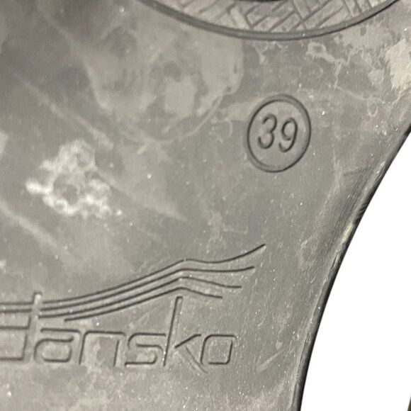 Dansko Women's Black Leather Loafers Size 8.5 - Size 9 - Picture 7 of 8